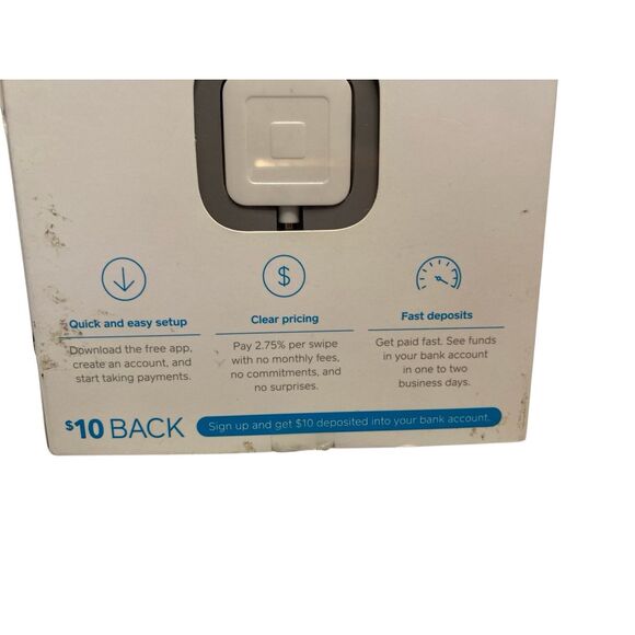 Square Reader Magstripe Credit Card Reader Open Box White Mobile POS Unit - Picture 5 of 7